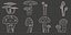 Paquete de colección de colmenas de dibujos animados 3D Low Poly