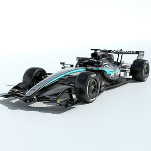 3D Mercedes-W-17 F1 2026