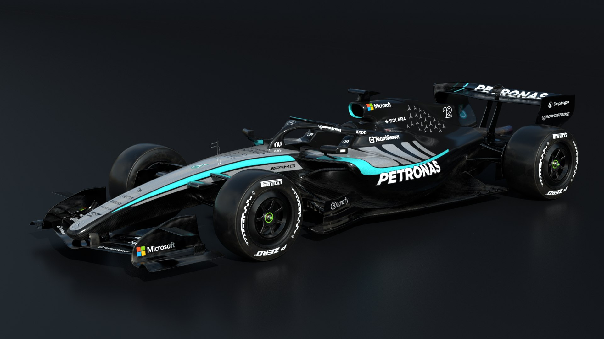 3D Mercedes-W-17 F1 2026 - TurboSquid 2548009