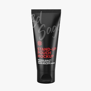 Plastic Tube Mockup