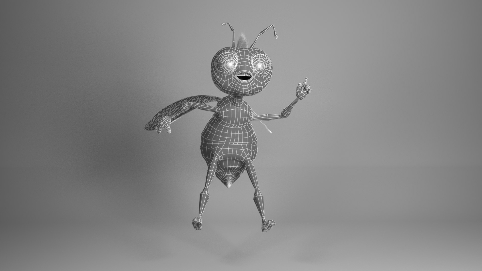 Cartoon Bee 3D model - TurboSquid 1966311