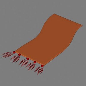 3d model tassle napkin