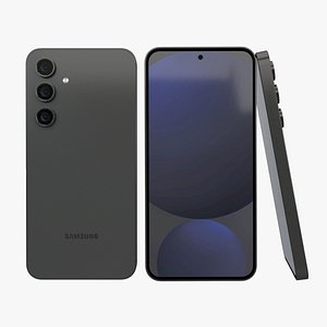 Samsung Galaxy S24 FE Graphite 3D model
