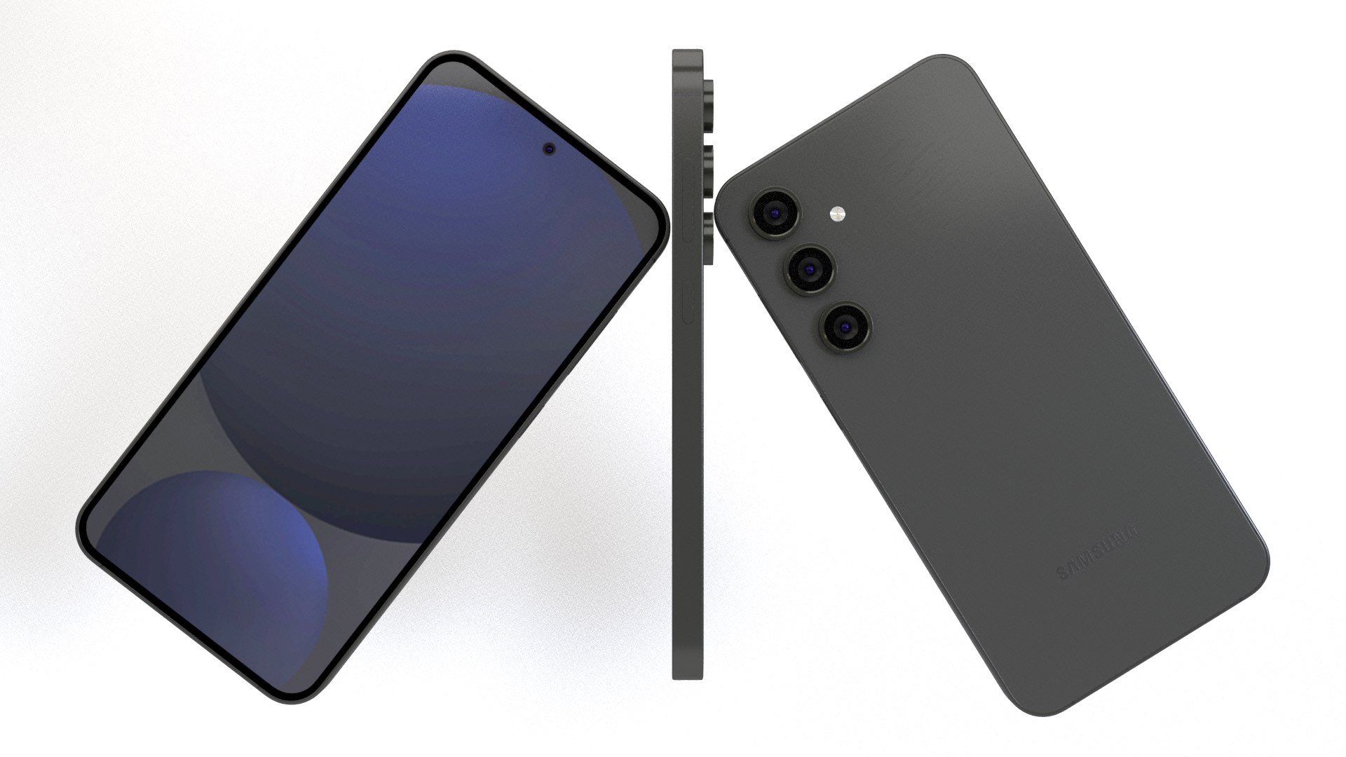 Samsung Galaxy S24 FE Graphite 3D Model - TurboSquid 2289182