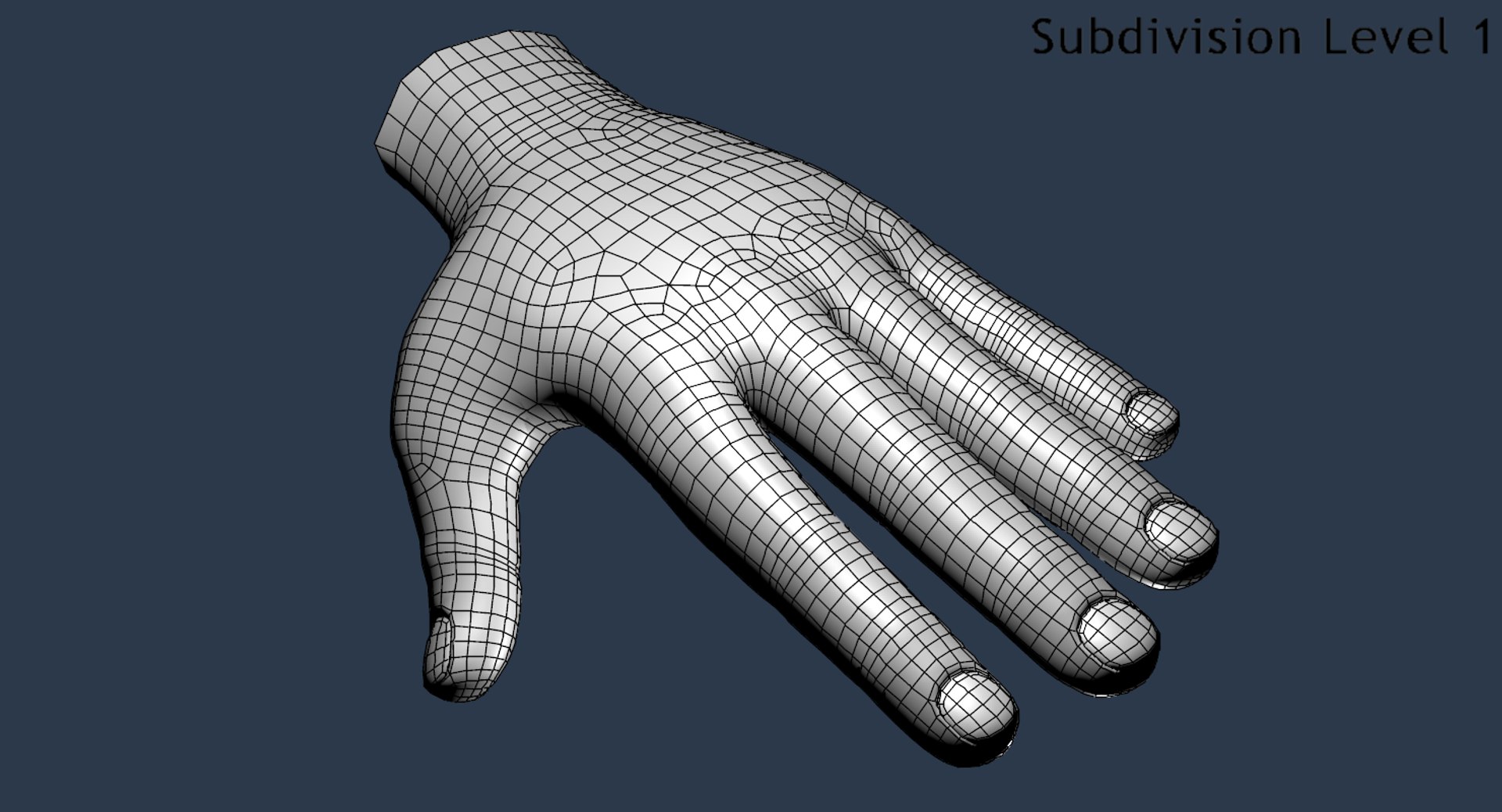 3d cartoon hand
