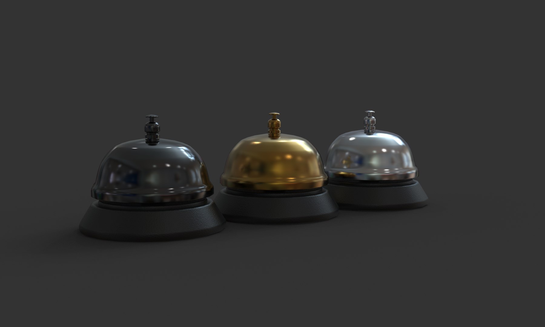 Call Bells Low-poly 3D Model 3D Model - TurboSquid 2334126