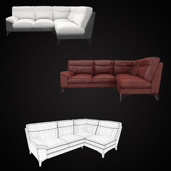 Sofa set pbr 3D model - TurboSquid 1582770