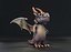 Dessin animé Iron Dragon animé Low-poly modèle 3D