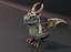 Dessin animé Iron Dragon animé Low-poly modèle 3D