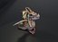 Dessin animé Iron Dragon animé Low-poly modèle 3D