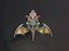 Dessin animé Iron Dragon animé Low-poly modèle 3D