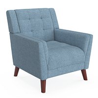 Christopher Knight Home Alisa Mid Century Modern Fabric Arm Chair