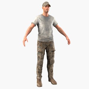 3D Military Deserter model