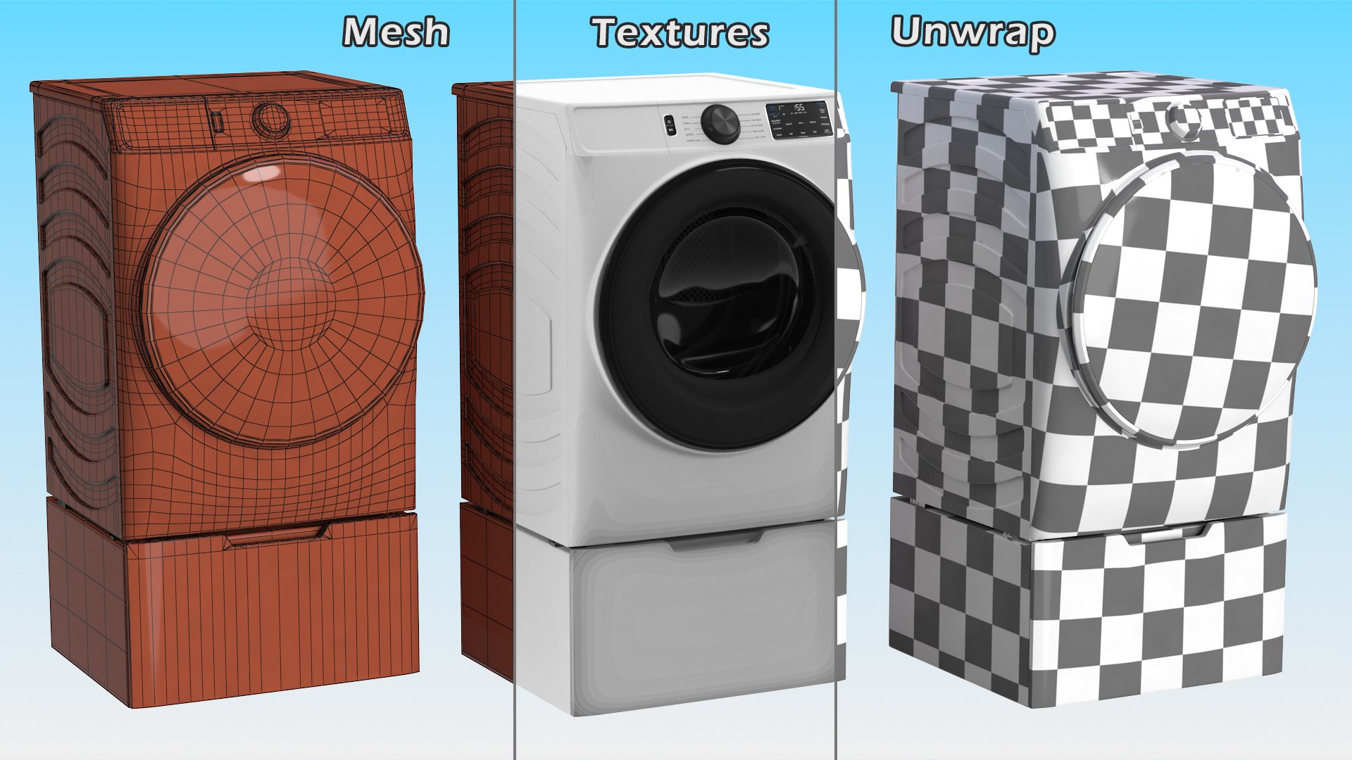 3D model Modern Dryer White https://p.turbosquid.com/ts-thumb/k3/76rWTG/hh/moderndryerwhitevray3dmodel013/jpg/1705604543/1920x1080/fit_q87/531bca5c7c0ab0b337a0b4cd548f419fafeec5f6/moderndryerwhitevray3dmodel013.jpg