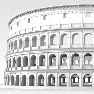 3d rome colosseum model