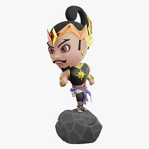 Gatotkaca Chibi 3D model