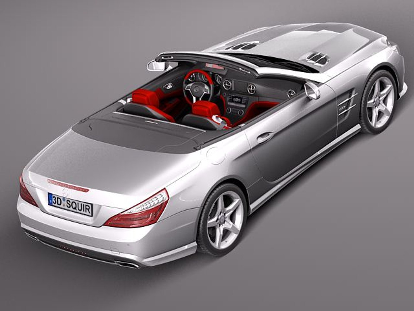 Mercedes Sl 2013 Sport 3d Model