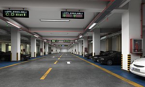 Underground Parking 04 3D