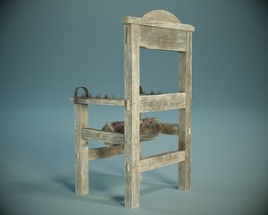 Medieval Spiked Torture Chair PBR