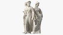 Three Nymphs Statue