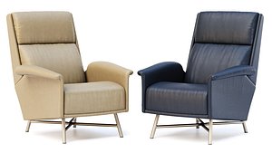 3D model Carlo de Carli Leather Armchair