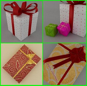3d model of gift box