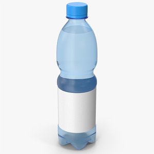Plastic Water Bottle 3D