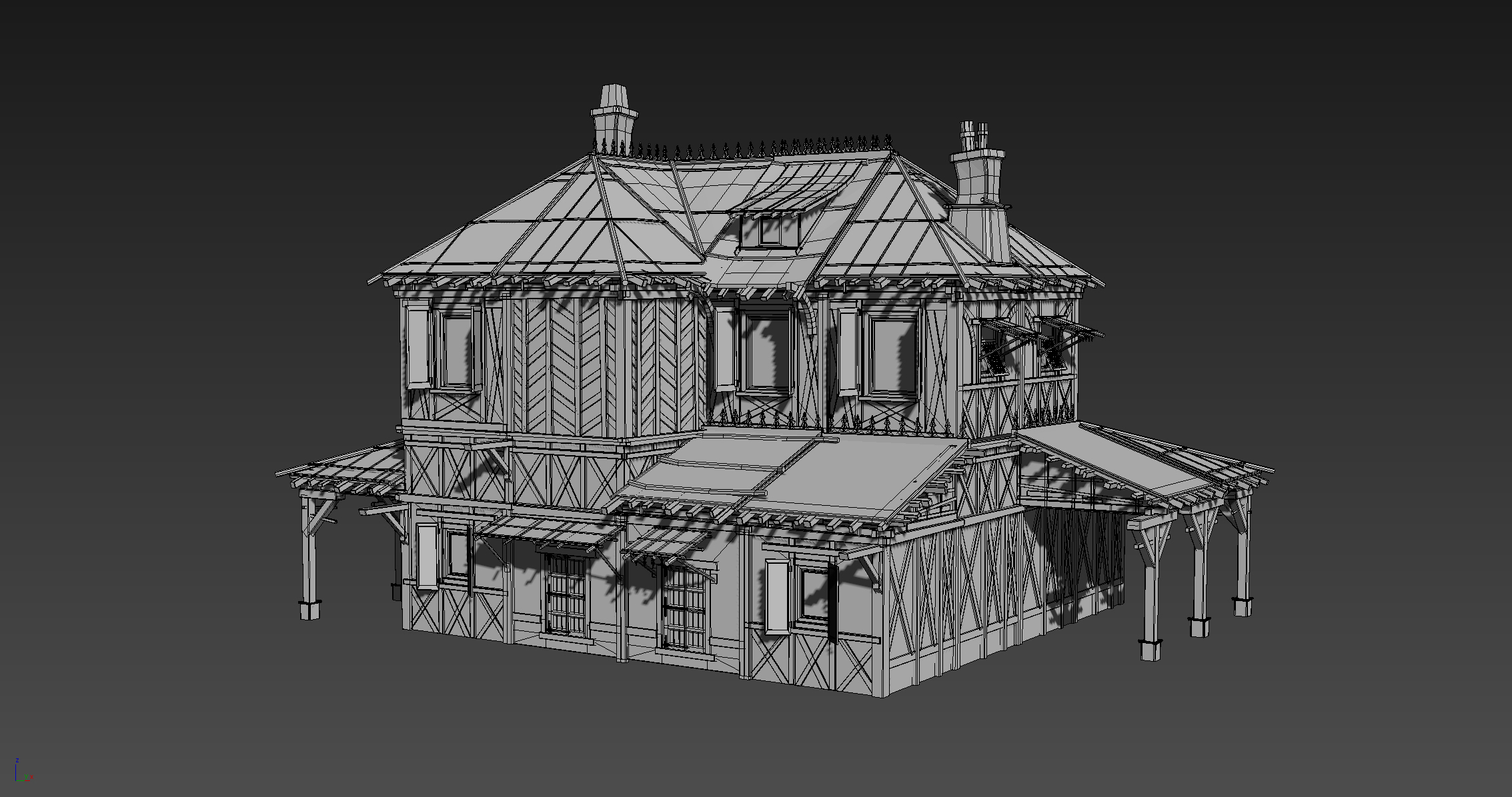 Medieval house fantasy 14 3D - TurboSquid 1252560