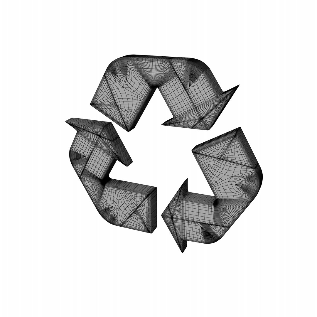 3D Recyle Symbol Model - TurboSquid 2316842