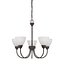 Sheldrake 5-luz lustre sombreado