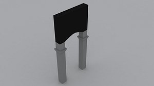 archi detail column arch 2 3D model