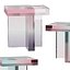 Tables Made With Dyed Acrylic Resin