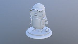 3D penguins division toy model