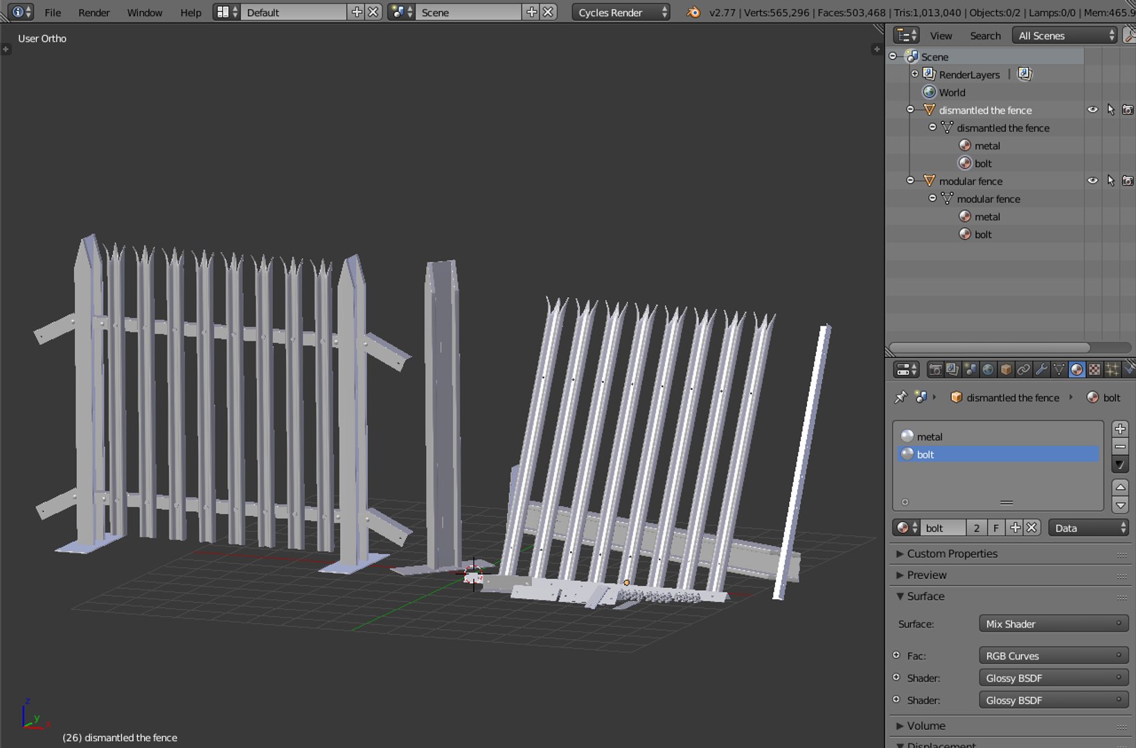 3d Collapsible Fence