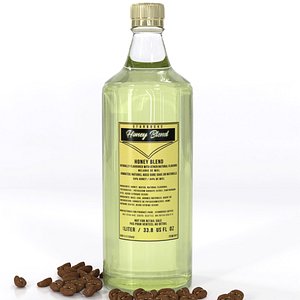 3D model Starbucks Coffee Syrup Bottle