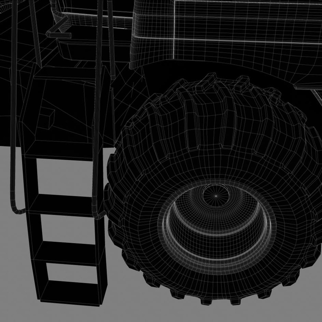 3d Model Of Corn Harvester