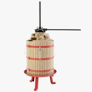 wine press e 3D model