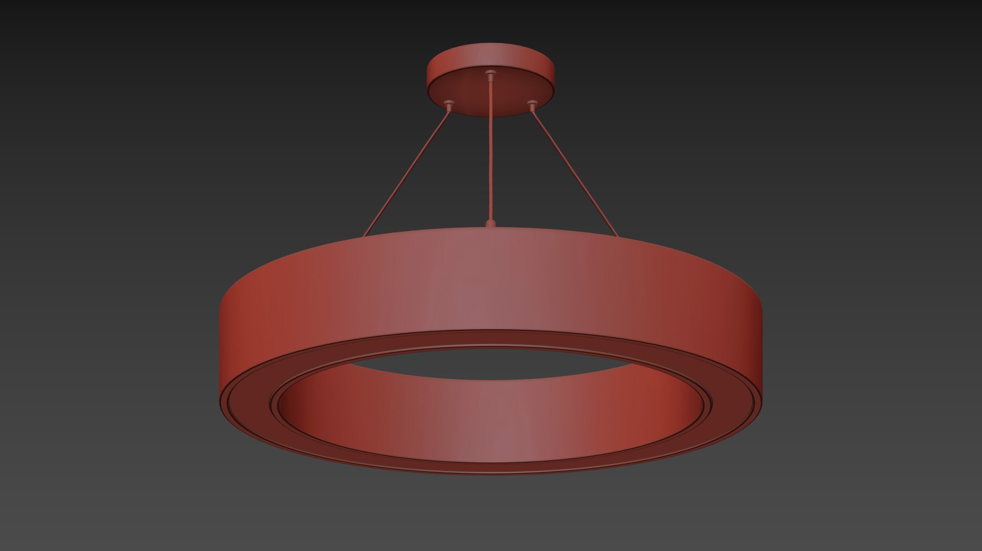ORELLA Classic Ring LED Pendant Light 3D Model - TurboSquid 2348193
