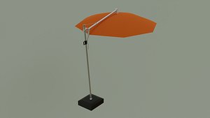 Umbrella Deck Parasol Low-poly
