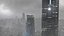 3D freeway city sky buildings model