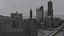 3D freeway city sky buildings model