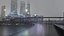 3D freeway city sky buildings model
