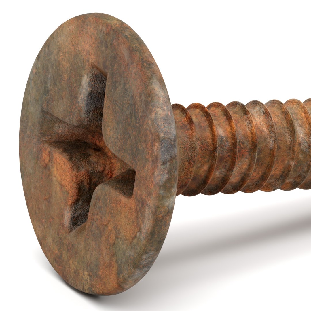 Screw - Old and Rusty - Self Tapping Flat Head Phillips 3D model https://p.turbosquid.com/ts-thumb/k3/hmSQOV/SC/preview01b/jpg/1781865600/1920x1080/fit_q87/778b675ce7a84198c57f4cc03a7c791499676f53/preview01b.jpg