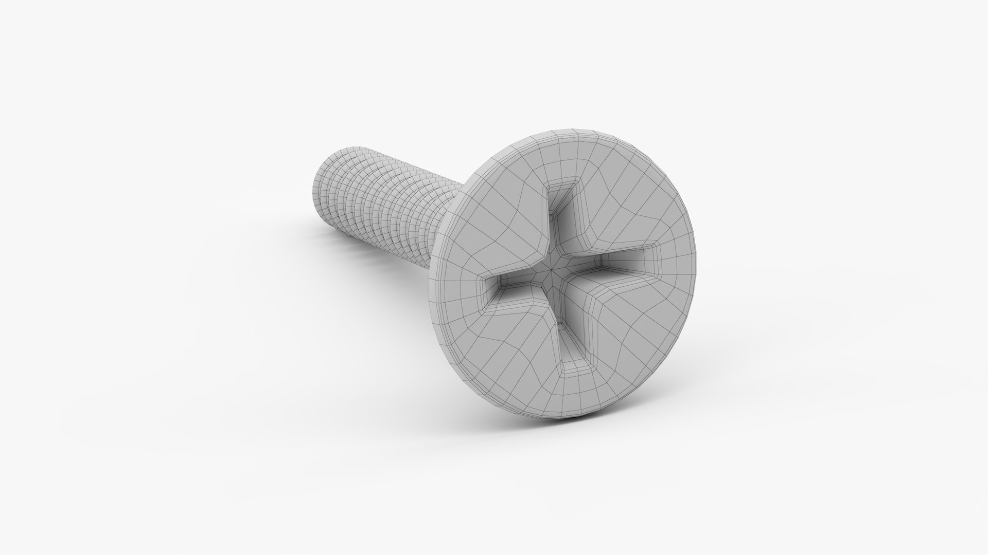 Screw - Old and Rusty - Self Tapping Flat Head Phillips 3D model https://p.turbosquid.com/ts-thumb/k3/hmSQOV/jl/wireframe3/jpg/1781865611/1920x1080/fit_q87/55c042ff7d6789e2a92f26945902350c08951afb/wireframe3.jpg