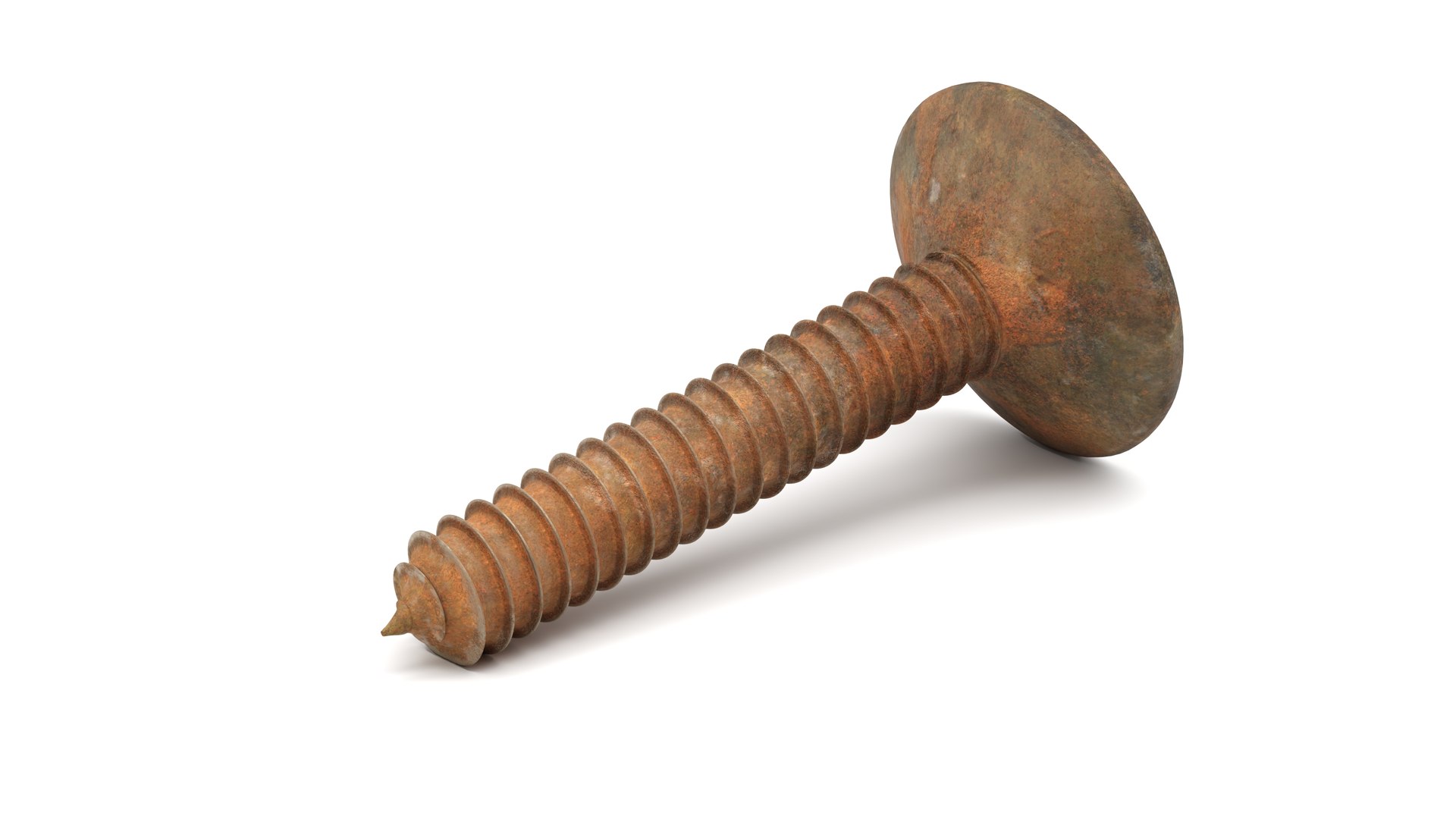 Screw - Old and Rusty - Self Tapping Flat Head Phillips 3D model https://p.turbosquid.com/ts-thumb/k3/hmSQOV/nE/preview04/jpg/1781865602/1920x1080/fit_q87/d85e93f84cc13ab3384626735124bf906508d678/preview04.jpg
