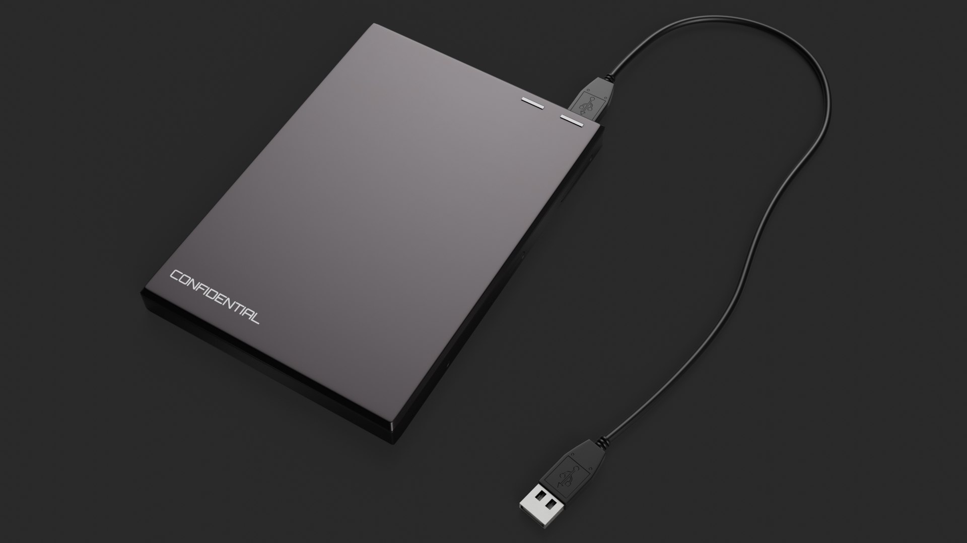 Generic External Hard Drive - Low Poly 3D Model - TurboSquid 1797387