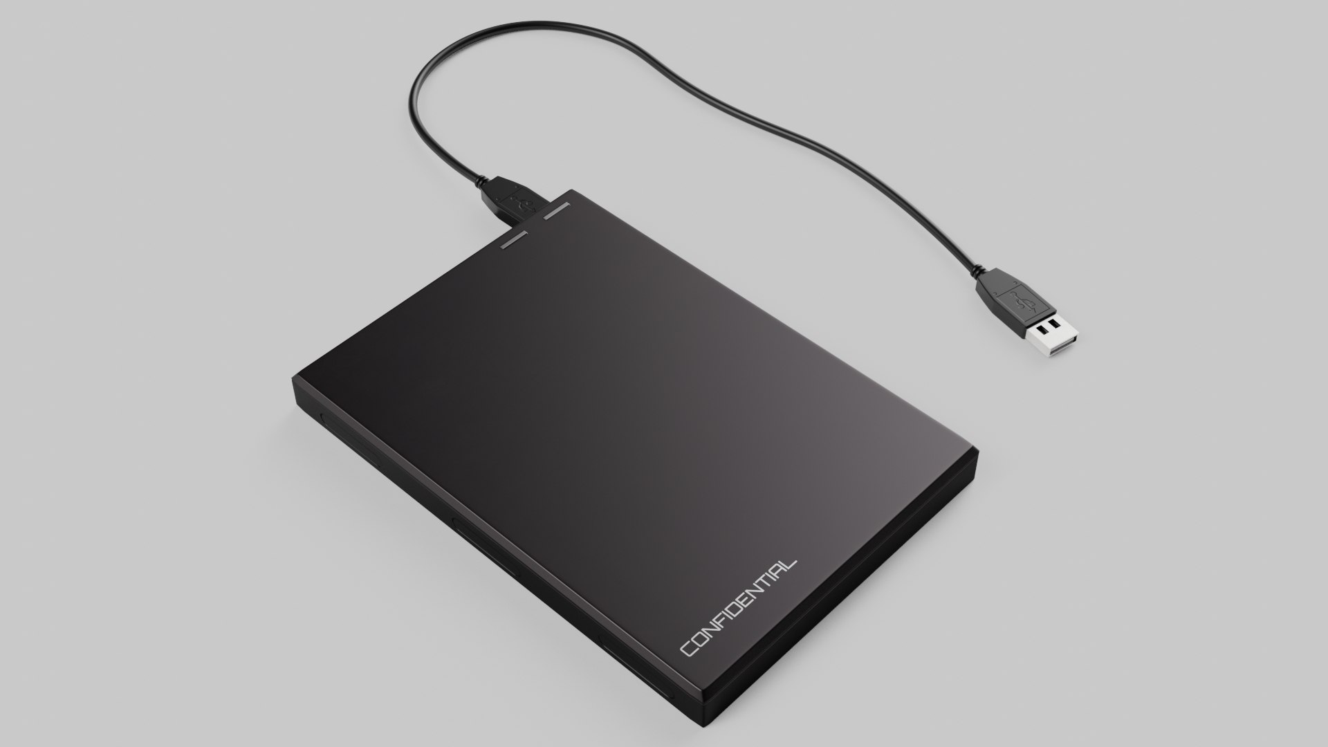 Generic External Hard Drive - Low Poly 3D Model - TurboSquid 1797387