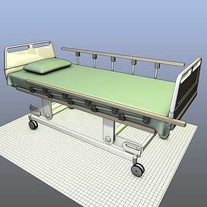 Hospital Bed on Casters