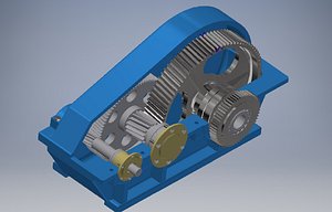 two stage reduction gearbox