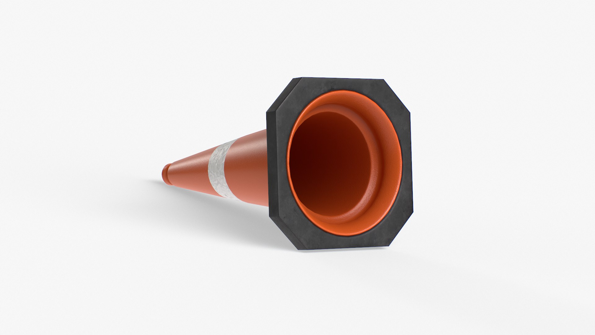 Traffic Safety Cones In Orange 3D Model - TurboSquid 1850125